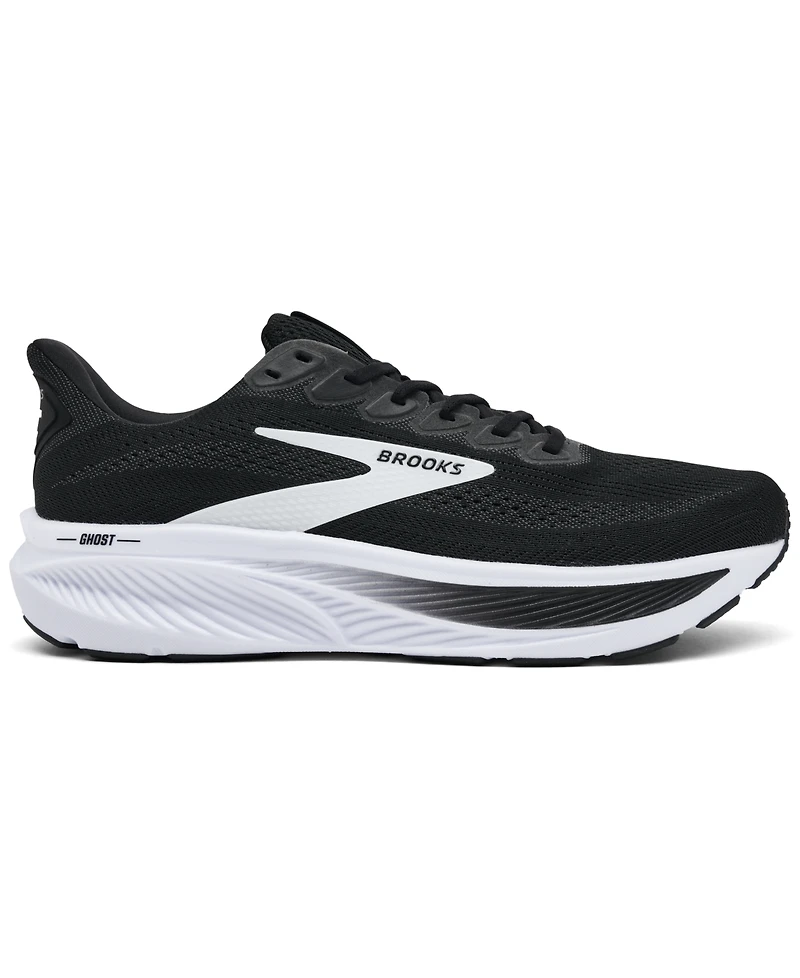 Brooks Men's Ghost 17 Wide-Width Running Sneakers from Finish Line
