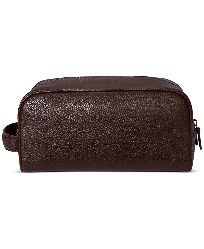Polo Ralph Lauren Men's Pebbled Leather Travel Case