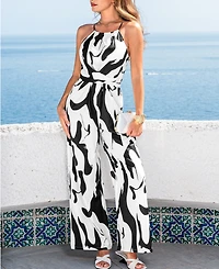 Cupshe Women's Modern Vision Abstract Jumpsuit