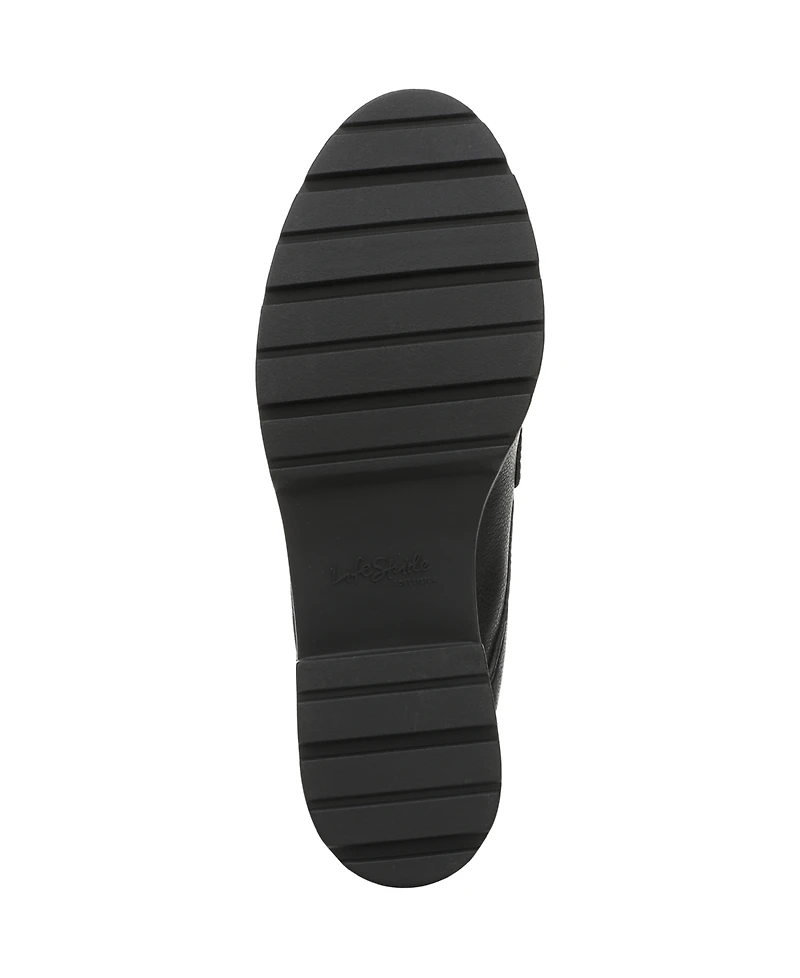 LifeStride Women's London-Mule Round Toe Lug Sole Mules