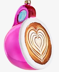 Holiday Lane Foodie Pink Coffee Cup Ornament, Macy's Exclusive