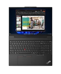 Lenovo ThinkPad E16 Gen 2 16" Wuxga Laptop, Amd Ryzen 5 7535U 2.9GHz, 8GB Ram, 256GB Ssd, Windows 11 Pro, Black