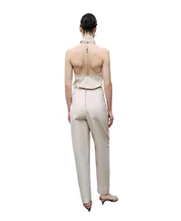 Nocturne Women's Asymmetrical Draped Detail Pants