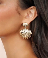 Ettika Sun-drenched Shell Earrings