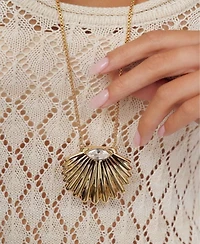 Ettika Scallop Crystal Necklace