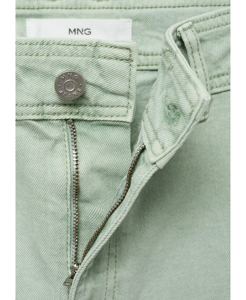 Mango Women's Catherin Culotte High-Rise Jeans