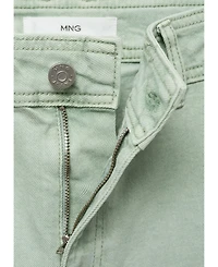 Mango Women's Catherin Culotte High-Rise Jeans