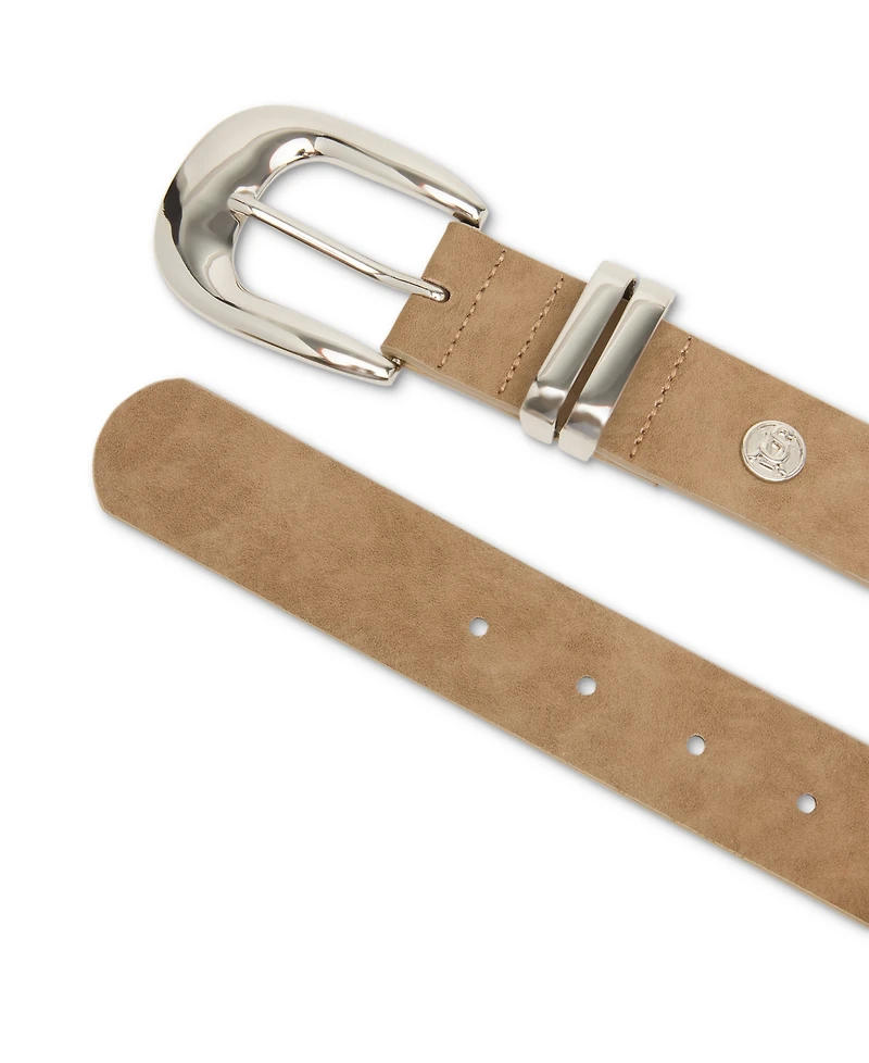 Steve Madden 1.33" Faux-Nubuck Belt