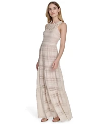 Eliza J Women's Jewel-Neck Sleeveless Maxi Dress