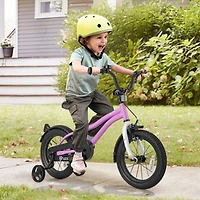Kids Bicycle with Dual Brakes Training Wheels for Beginner Riders