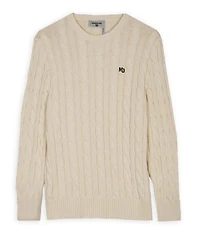 Members Only Men's Crew Neck Cable Knit Sweater
