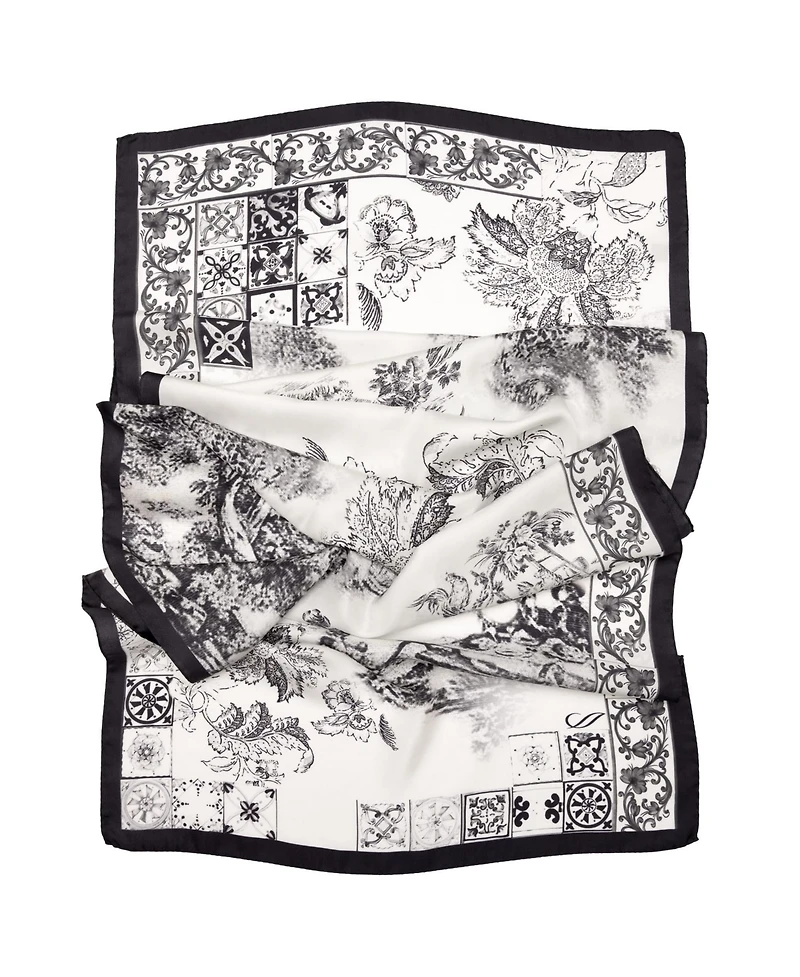 Toile - Long Silk Scarf for Women