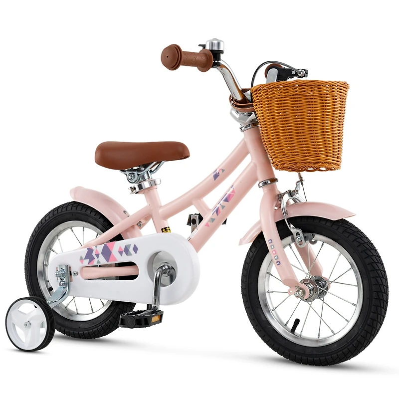 Kids Retro Bike with Adjustable Height and Basket Fun and Stylish Bicycle
