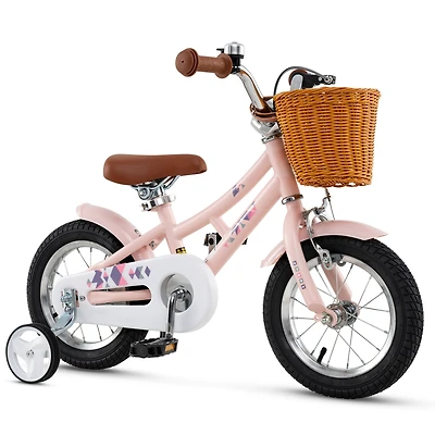Kids Retro Bike with Adjustable Height and Basket Fun and Stylish Bicycle