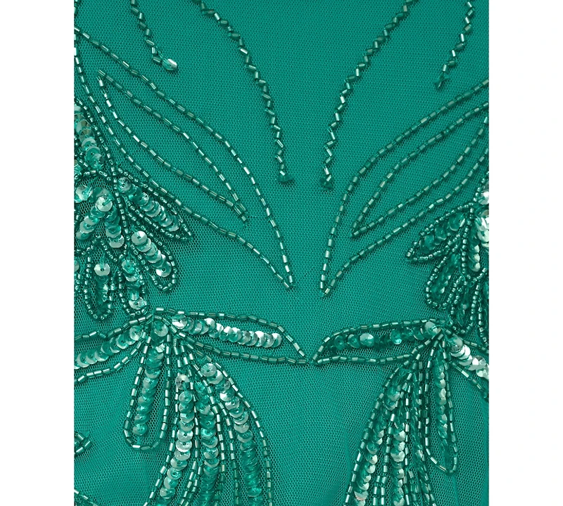 Adrianna Papell Women's Floral Sequin Gown