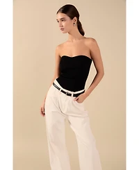endless rose Women's Knit Strapless Top