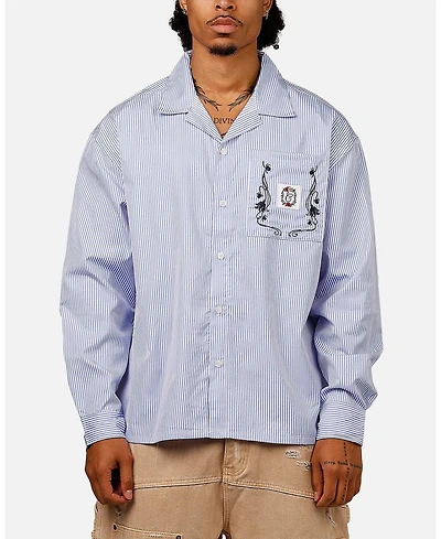 Carre Men's Floral Oversized Button Up Shirt