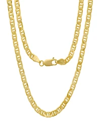 Steeltime Unisex 14K Gold Plated Mariner Superflat Necklace