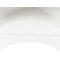 Streamdale Minimalist Corner Hall Tree with Shoe Bench & Hooks