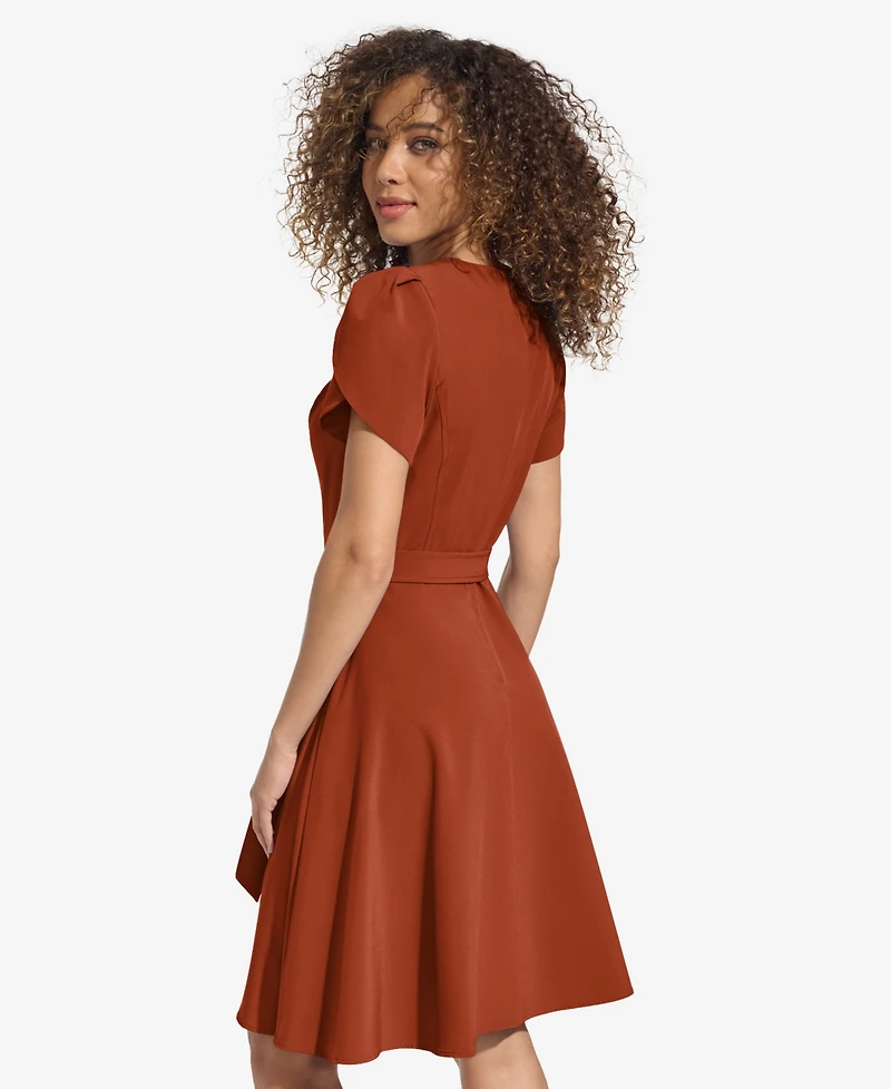 Calvin Klein Women's Short-Sleeve Fit & flare Dress
