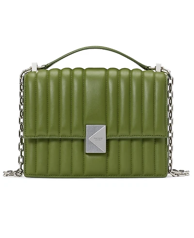 kate spade new york Deco Quilted Leather Small Chain Shoulder Bag