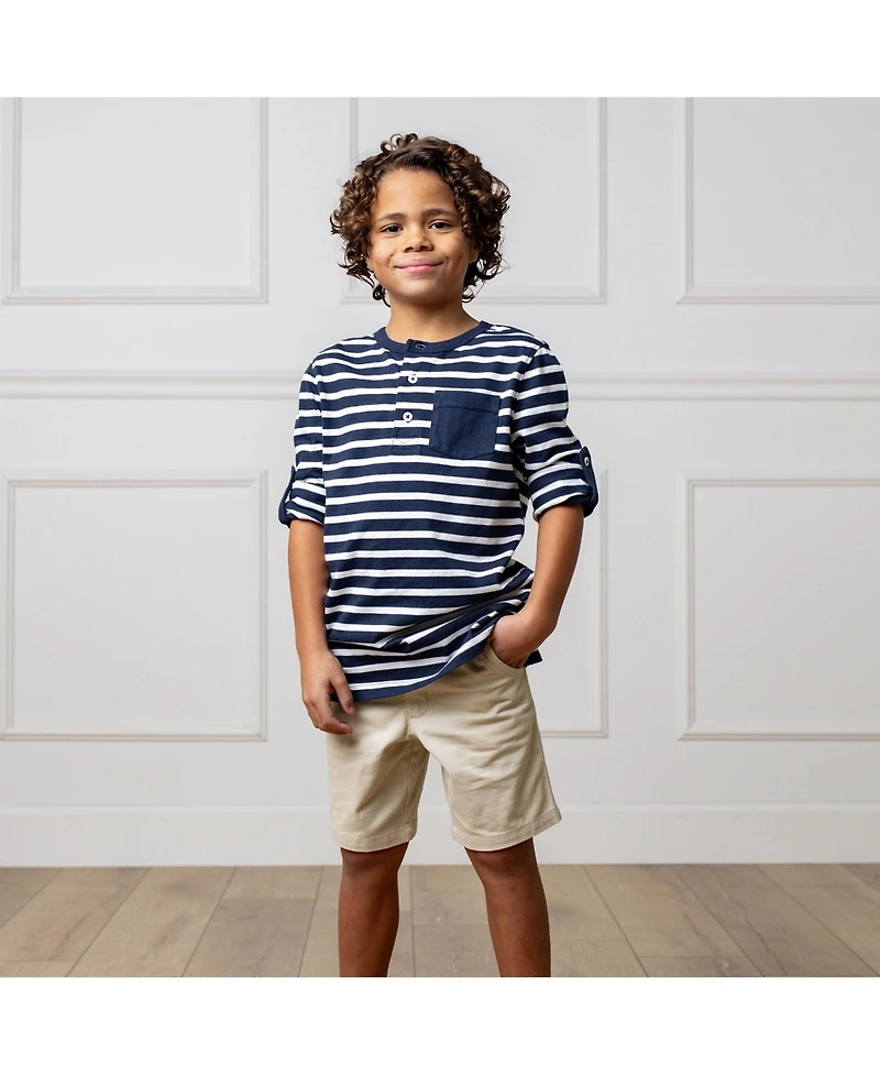 Hope & Henry Toddler Boys Uniform Stretch Chino Short