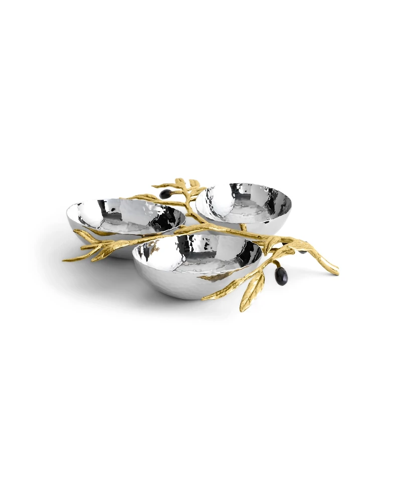 Michael Aram Olive Branch Triple Dish