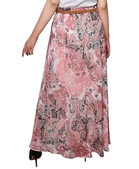 Ny Collection Plus Chiffon Maxi Skirt