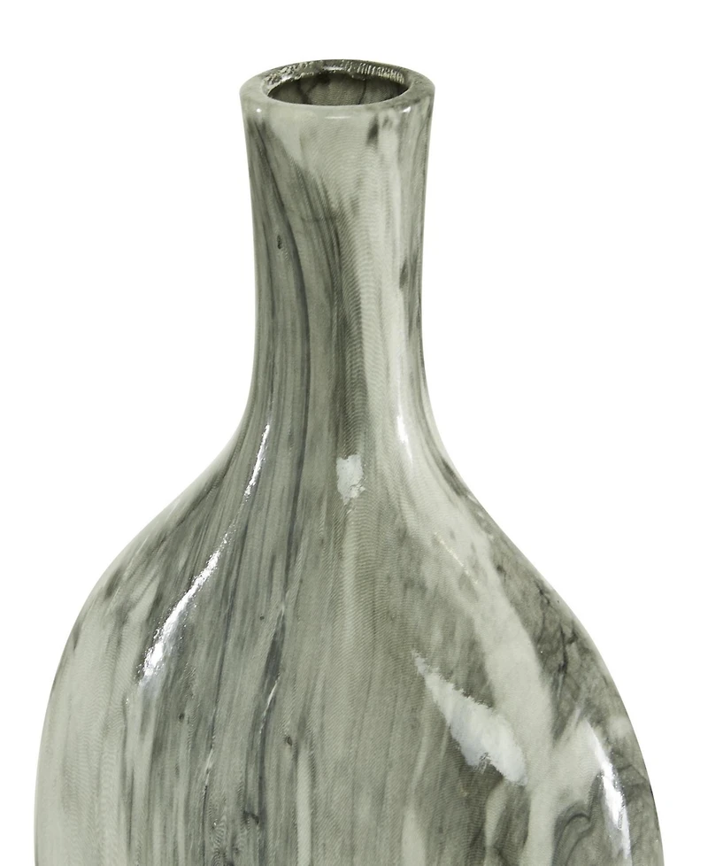 Rosemary Lane Ceramic Contemporary Vase, Set of 3
