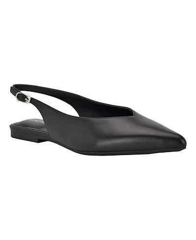 Calvin Klein Women's Galiana Pointy Toe Slingback Flats