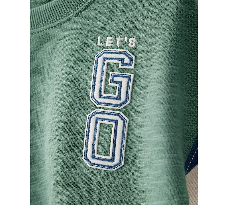 Carter's Baby Boys French Terry Sweatshirt & Pull-On Jogger Pants, 2 Piece Set