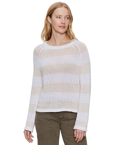 Sanctuary Women's Textured Raglan Crewneck Sweater