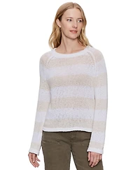 Sanctuary Women's Textured Raglan Crewneck Sweater