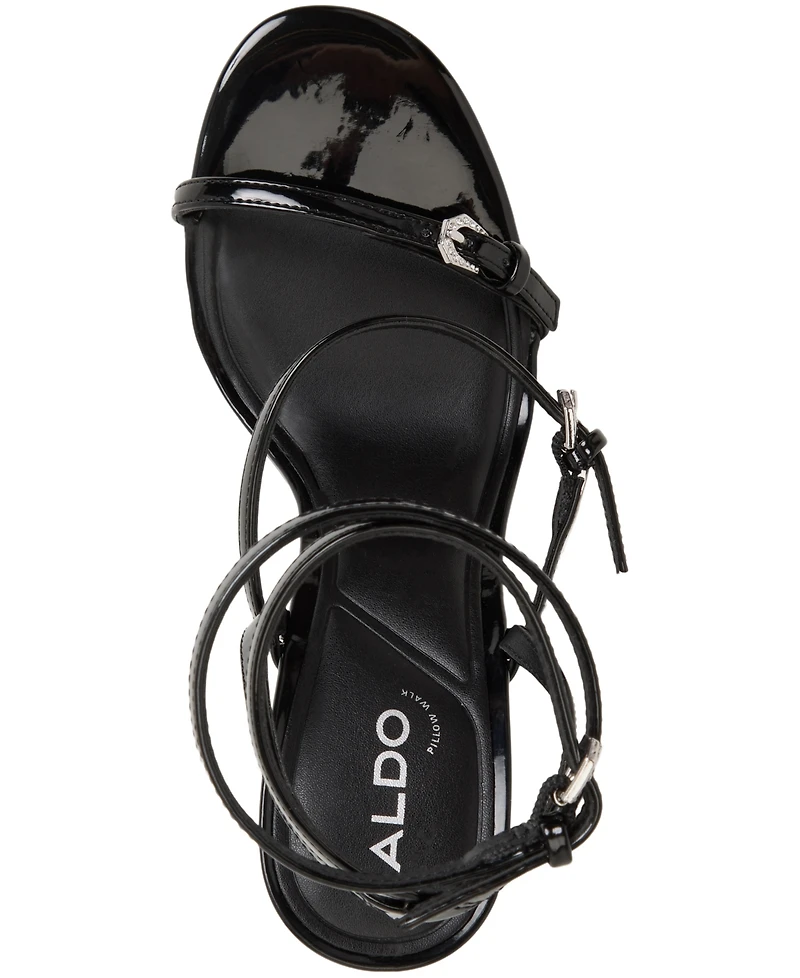 Aldo Women's Jamielynn Strappy Ankle-Wrap High-Heel Dress Sandals
