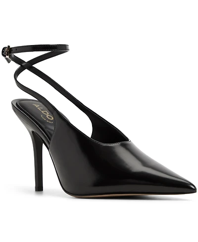 Aldo Women's Lisandre High-Vamp Ankle-Wrap Heeled Pumps
