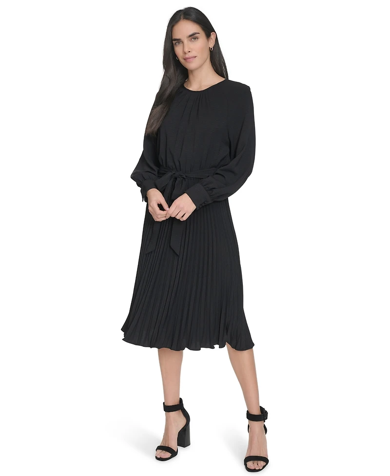 Calvin Klein Women's Long-Sleeve Midi Dress