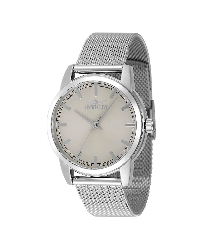 Invicta Women's 48511 Celestial Quartz 3 Hand Ivory Dial Watch
