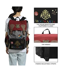 Harry Potter Hogwarts Decals 17" Rucksack Backpack