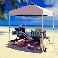 Outdoor Pop-up Canopy Tent with Roller Bag for Easy Transport and Setup