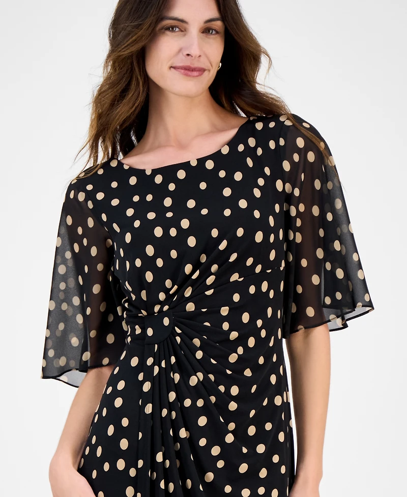 Connected Women's Butterfly-Sleeve Sheath Dress