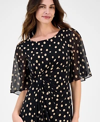 Connected Women's Butterfly-Sleeve Sheath Dress