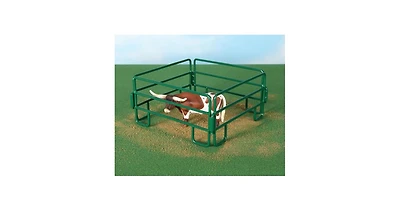 Little Buster Toys 1/16 4 Piece Green Welded Steel Panel Corral Set