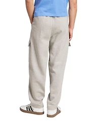 adidas Men's All Season Fleece Loose Cargo Open Hem Pants
