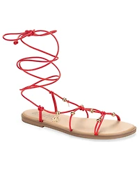 Wild Pair Reinaa Strappy Lace-up Flat Sandals, Exclusively at Macy's