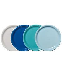 Fiesta Coastal Blues Bistro Coupe Dinner Plates, Set of 4