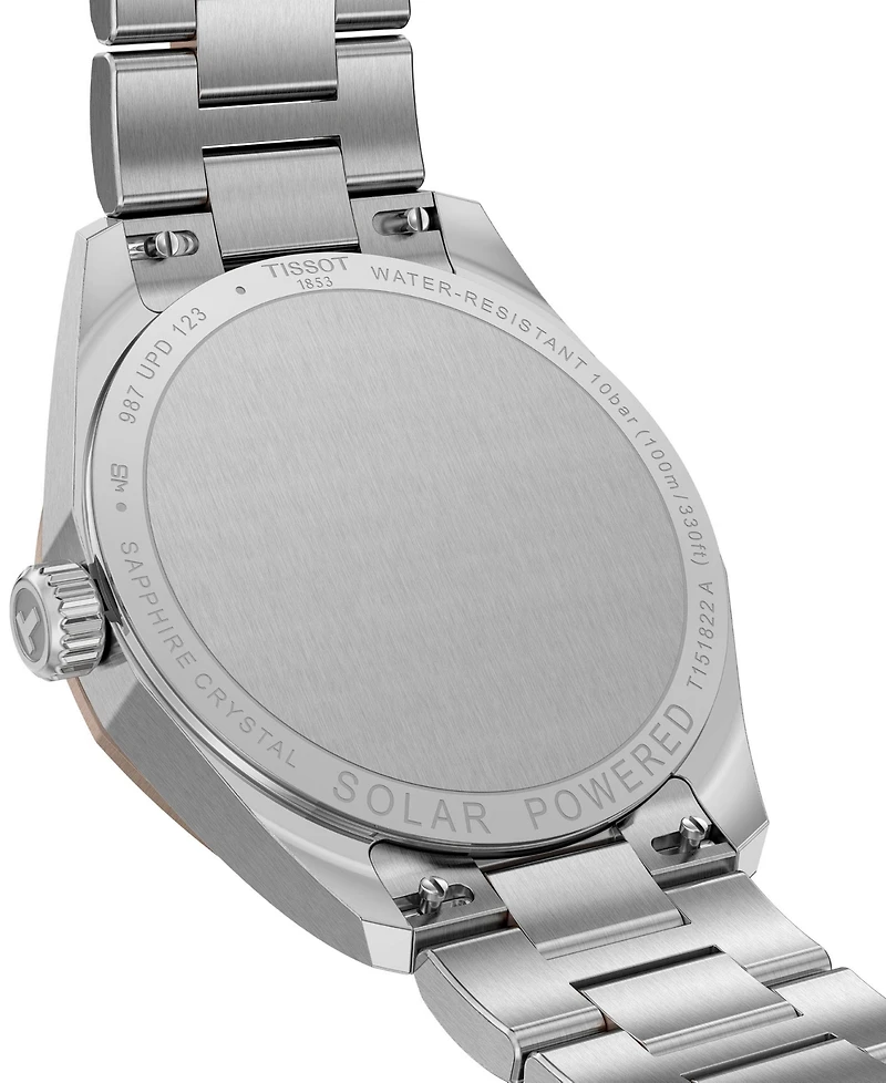 Tissot Women's Swiss Prc 100 Solar Two-Tone Stainless Steel Bracelet Watch 34mm
