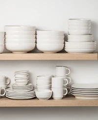 Fiesta White Bistro Coupe 9" Luncheon Plates, Set of 4