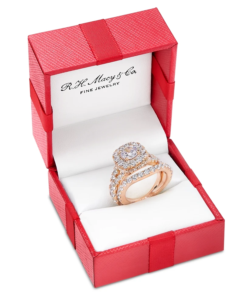 Diamond Bridal Set (4 ct. t.w.) 14k White, Yellow or Rose Gold