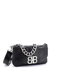 Pre-Owned Balenciaga Small Bb Soft Flap Bag Leather