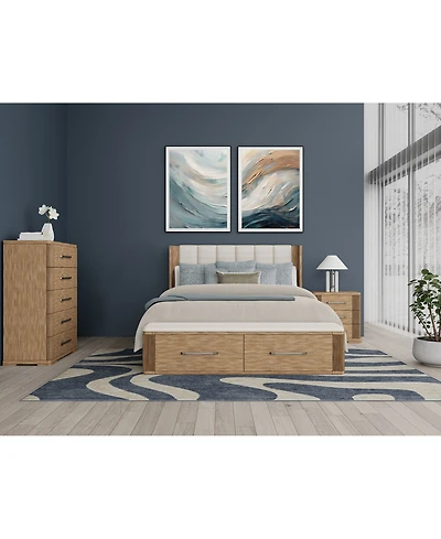 Frandlyn 3-Pc. King Bedroom Set (Storage Bed, Chest & Nightstand)